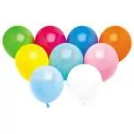 lot de 100 ballons de baudruche en latex opaque multicolore viteservi