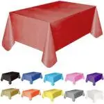 nappe de table reutilisable impermeable en plastique 4