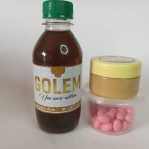 Kit fessier pour grossir fesses et hanche crème,sirop, gélules golem