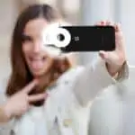 Mini Ring light pour selfie modèle 36 leds rechargeable bout android pour téléphone et TikTok