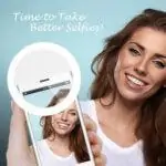 Mini Ring light pour selfie modèle 36 leds rechargeable bout android pour téléphone et TikTok