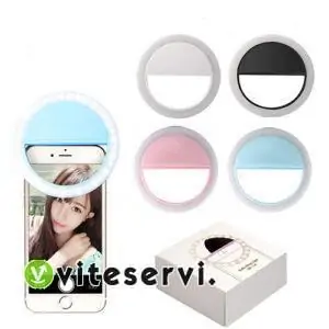 Mini Ring light pour selfie modèle 36 leds rechargeable bout android pour téléphone et TikTok