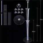 Support acrylique pour assembler votre arrangement de ballons