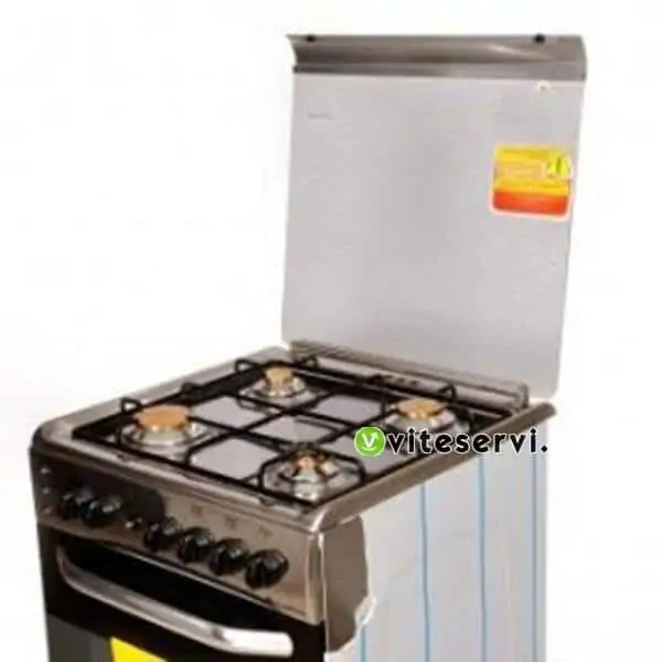 TV171214CH140744995N 2 Cuisinière à four GLAMSTAR 4 feux à rôtissoire et minuterie