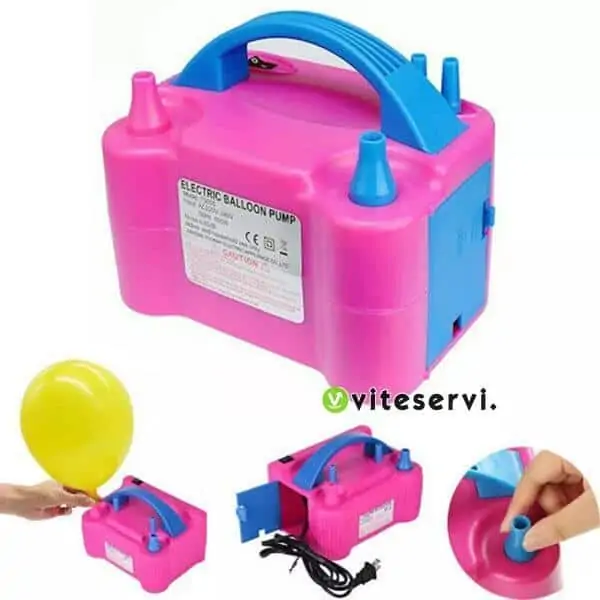 Pompe à air électrique gonfleur de ballons de baudruche pour anniversaire fête et cérémonie