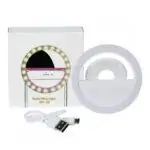Mini Ring light pour selfie modèle 36 leds rechargeable bout android pour téléphone et TikTok
