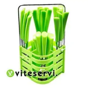 Set de 24 pièces de Couteaux – de cuillères à soupe et café et de fourchettes