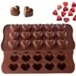 Moule de 15 cœurs silicone Moule à chocolat ou bonbon de qualité alimentaire