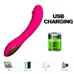 Sextoy vibromasseur gode pour femmes à 12 vitesses rechargeables