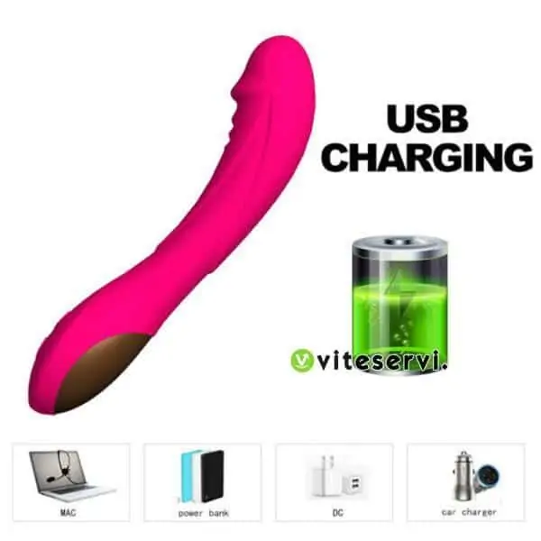 Sextoy vibromasseur gode pour femmes à 12 vitesses rechargeables