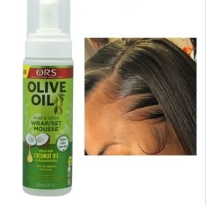 Mousse coiffante pour les mèches naturelles et cheveux naturels