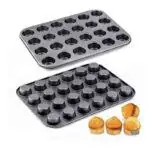 Moule de 24 trous à muffins anti adhésif