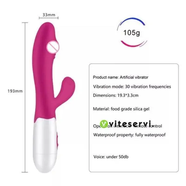 30 Sextoys vibromasseurs à 30 fréquences Stimulateur Point G pour Femmes