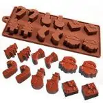 Moule à gâteau en silicone forme accessoire du père noël