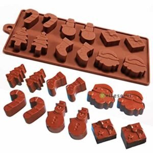 Moule à gâteau en silicone forme accessoire du père noël