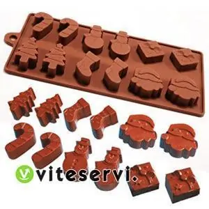 Moule à gâteau en silicone forme accessoire du père noël