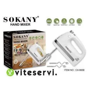 Batteuse Electrique à main -SOKANY 400W 5 Vitesses CX-6658