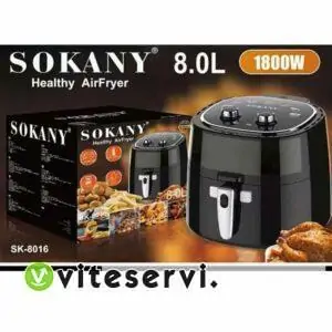 Friteuse Electrique à Air SOKANY 8L 1800W SK-8016