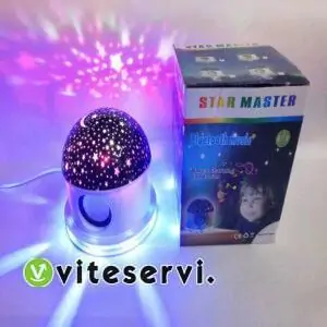 Lampe de Projection Lumières Décorées à bleutooth mp3