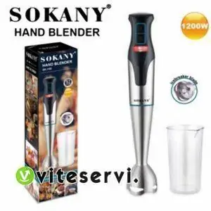 Mixeur Plongeant 2 en 1 SOKANY 1200W SK-758
