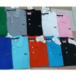 Tenue LACOSTE manche Courte griffée crocodile