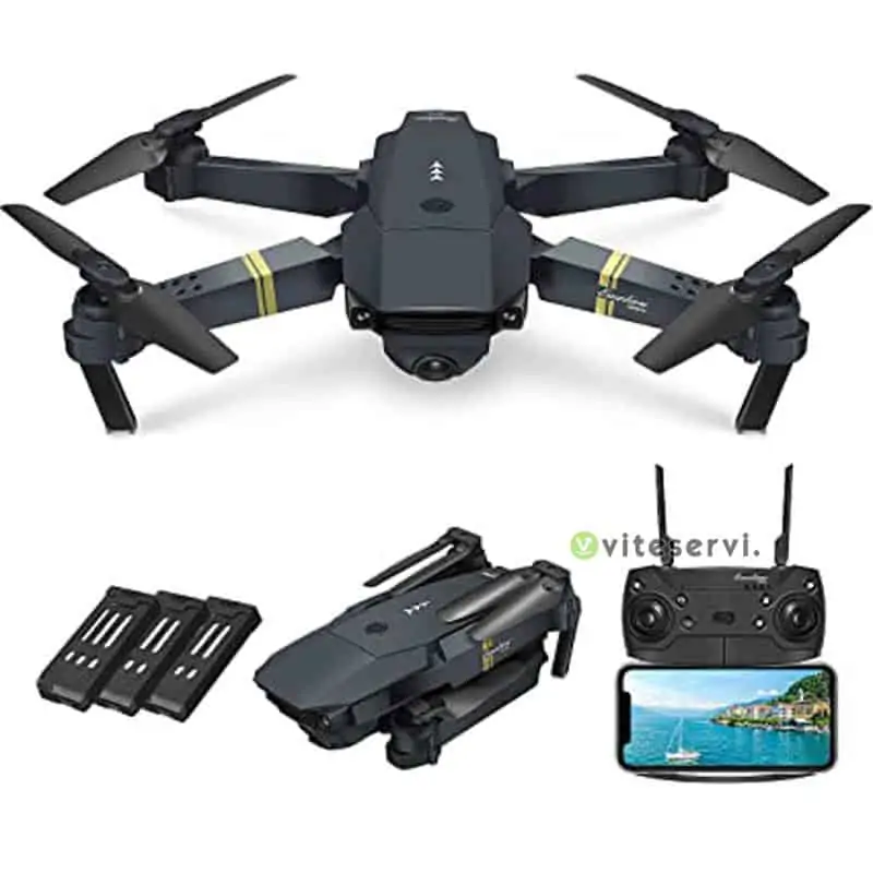 dron con camara fotos Mini Drone avec caméra HD 1080P, Wifi, connecter, Drone FPV Plegable Drone Optique Flujo Positionnement
