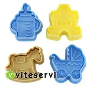 set de 04 Emporte pièce de pâtisserie de différent formes