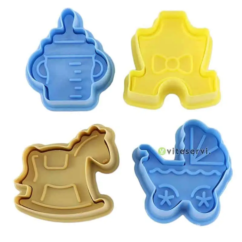 emporte pièce 12 set de 04 Emporte pièce de pâtisserie de différent formes