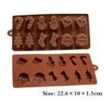 Moule à gâteau en silicone forme accessoire du père noël
