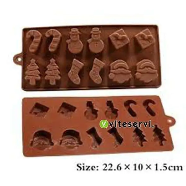 Moule à gâteau en silicone forme accessoire du père noël