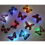 Papillons lumineux pour decoration nocturne chambre et salle de fêtes