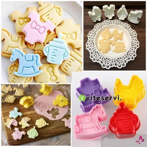 set de 04 Emporte pièce de pâtisserie de différent formes