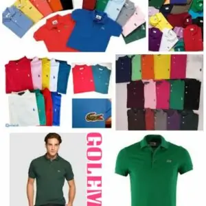 Tenue LACOSTE manche Courte griffée crocodile