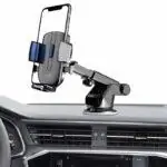 Support Téléphone de Voiture à Rotation 360° avec Bras Prolongé Angle Télescopique