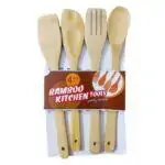 Set de 04 louches en bois