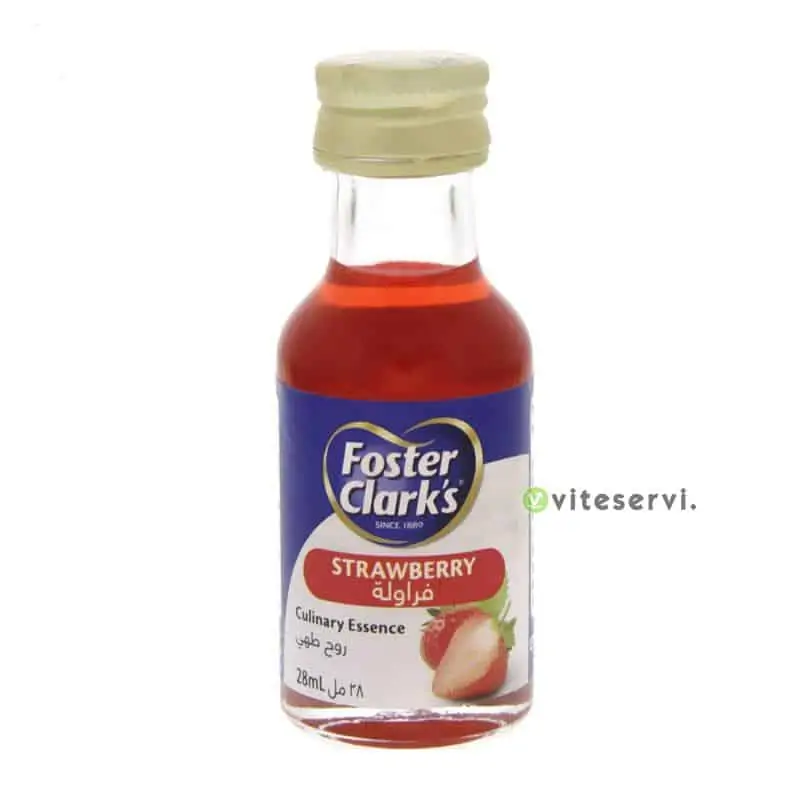Foster Clarks Culinary Essence Strawberry 28ml Arome Senteur Fraise Liquide Foster Clark's pour boisson et pâtisserie
