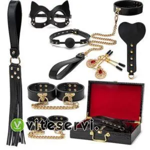 Valise BDSM de Luxe - Ensemble de bondage Zwart
