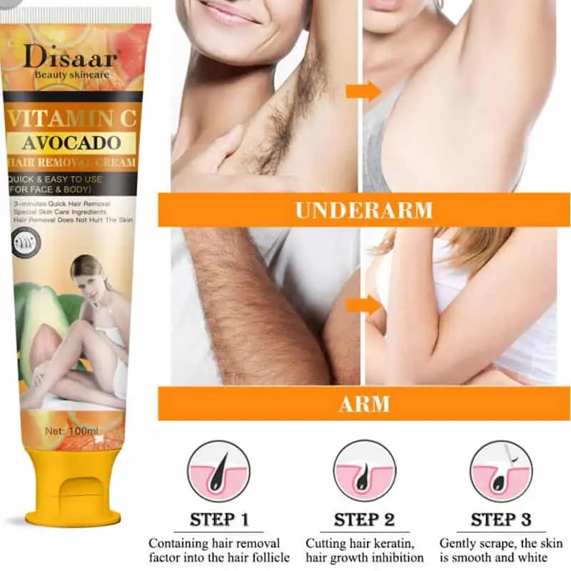 Crème Disaar d’épilation à base du beurre de karité vitamine C Crème Disaar d’épilation à base du beurre de karité vitamine C