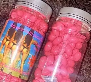 100 Gelules Jinbo rose fesses et hanche