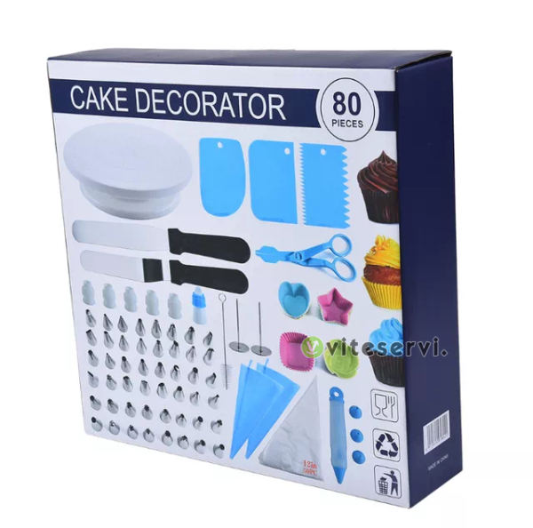 1659107260358 80 en 1 Pack de pâtisserie Intermédiaire de douilles présentoir lisseuses poches