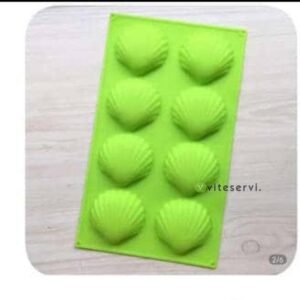 Moule en silicone de 08 trous de formes coquillages