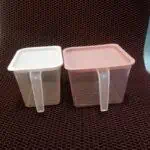 Set de 02 plastiques de rangement à manche