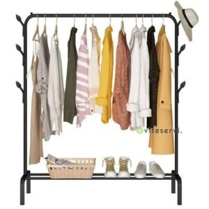 Porte vêtement avec range chaussure