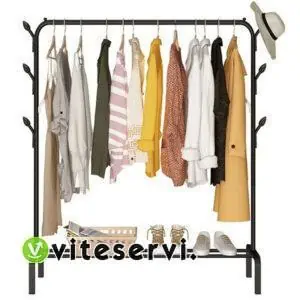 Porte vêtement avec range chaussure