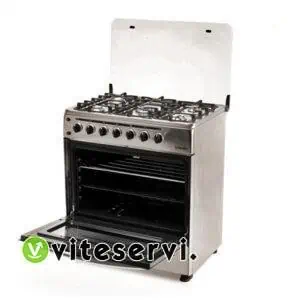 Cuisinière à four NEON 6 feux automatique à minuterie et rôtissoire NGC-606