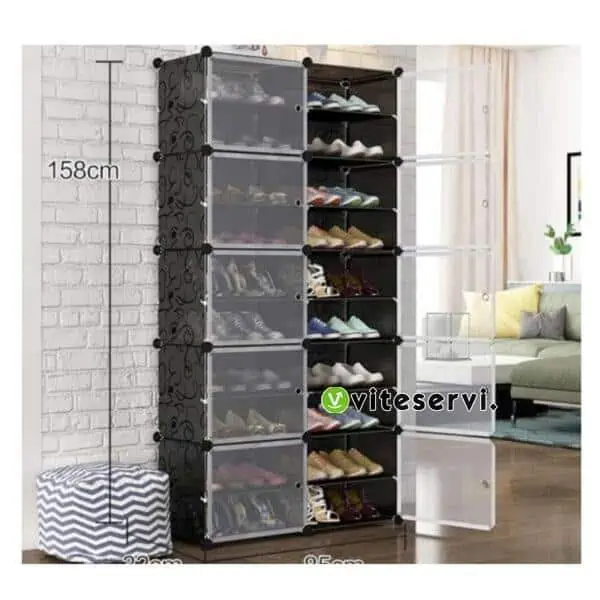 Armoire à chaussure 05 Niveaux 02 battant