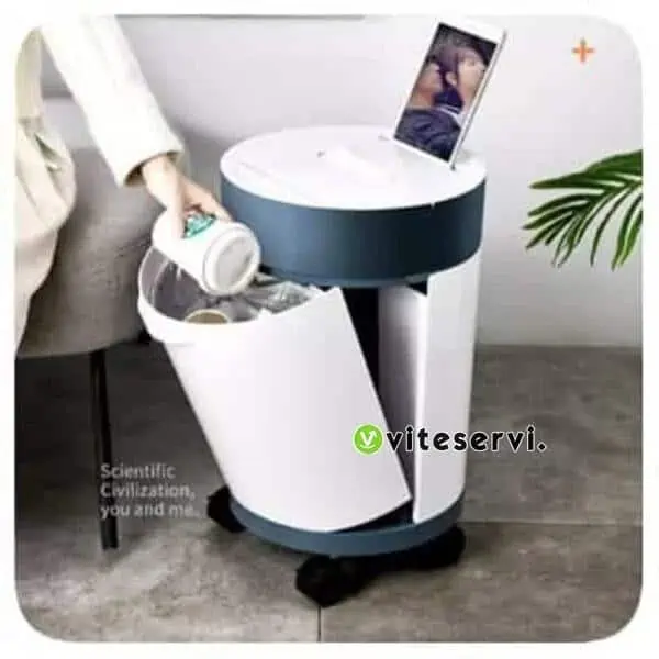Étagère de rangement multifonction à roulette