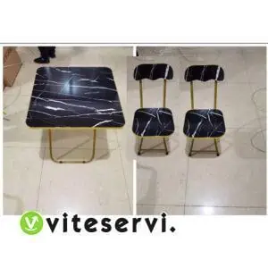 chaise plus table