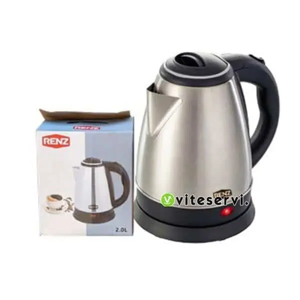 Bouilloire électrique RENZ 2L en inox chauffe eau