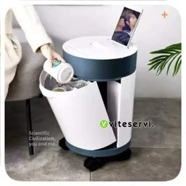 Étagère de rangement multifonction à roulette